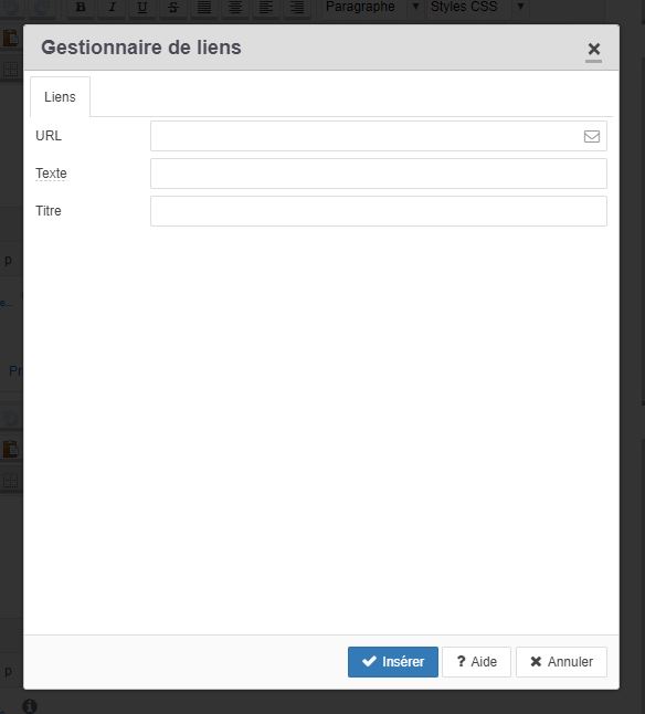 gestion du lien en blog